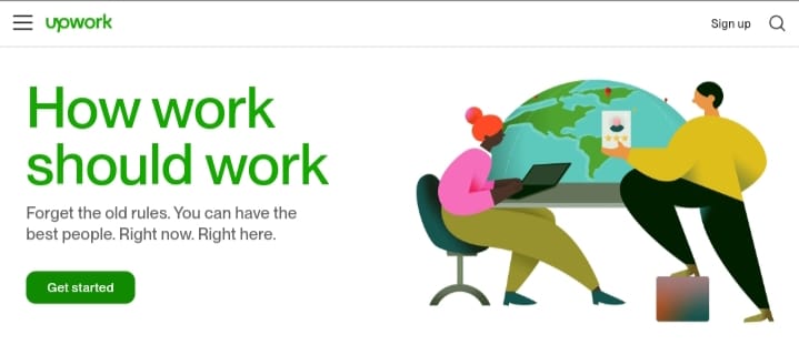 upwork review