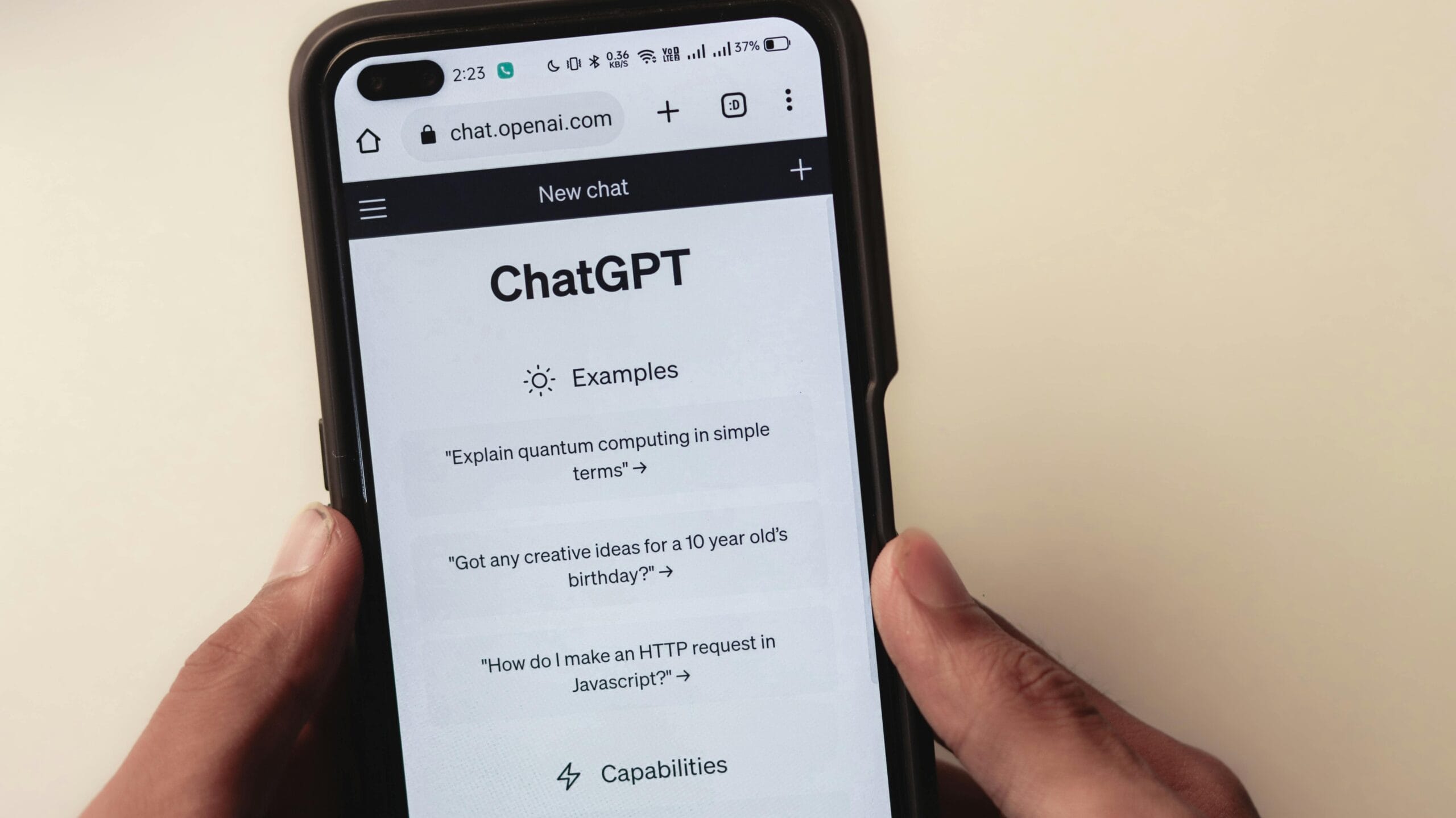 Writing Style for ChatGPT Prompts